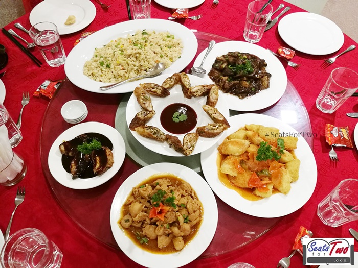 Chinese New Year feast at Five Spice restaurant