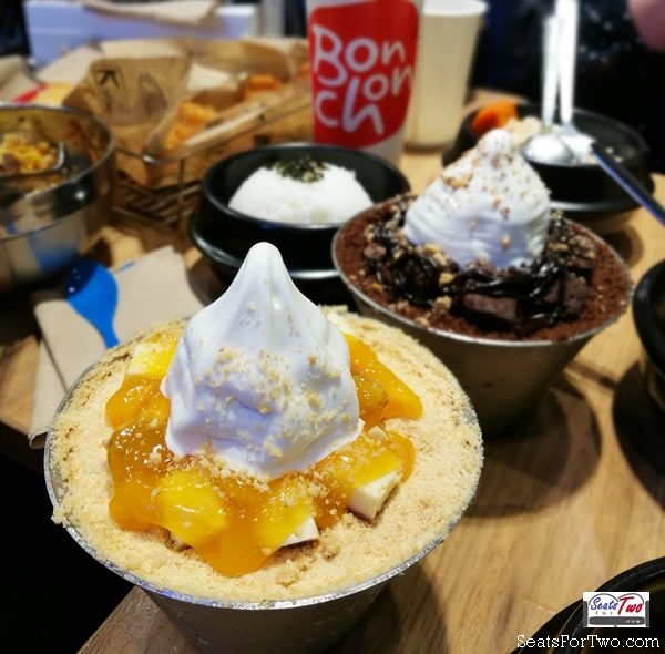 Korean iced dessert Bingsu