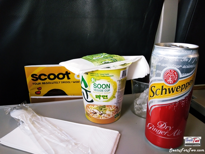 Fly Scoot in-flight meal