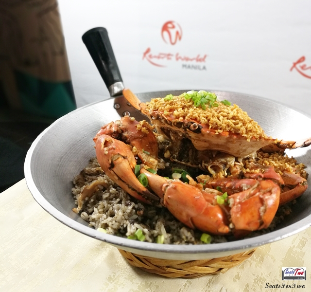The Red Crab Garlic Crab with Truffled Mushroom Rice 