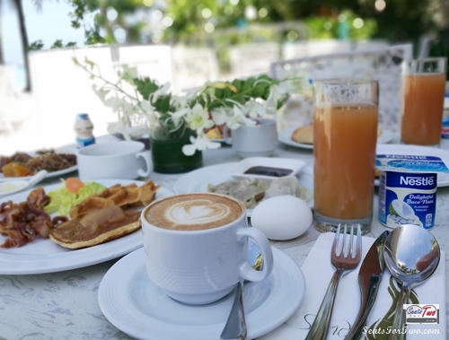 Breakfast buffet at Sands Restaurant