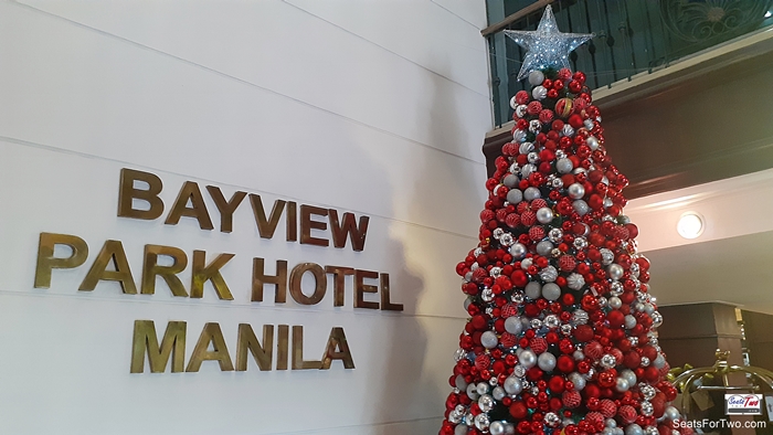 The Lobby of Bayview Park Hotel Manila