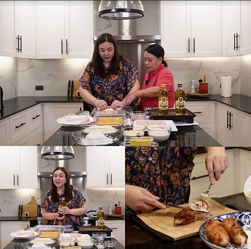 Marjorie Baretto Cooking using Dona Elena