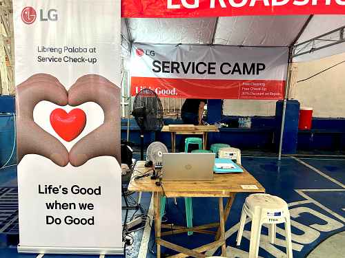 LG Electronics Libre Palaba (Free Laundry) to victims of Typhoon Carina