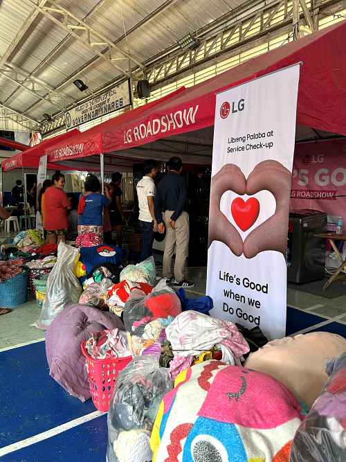 LG Electronics Libre Palaba (Free Laundry) to victims of Typhoon Carina