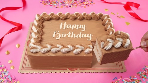 Red Ribbon Dedication Cake