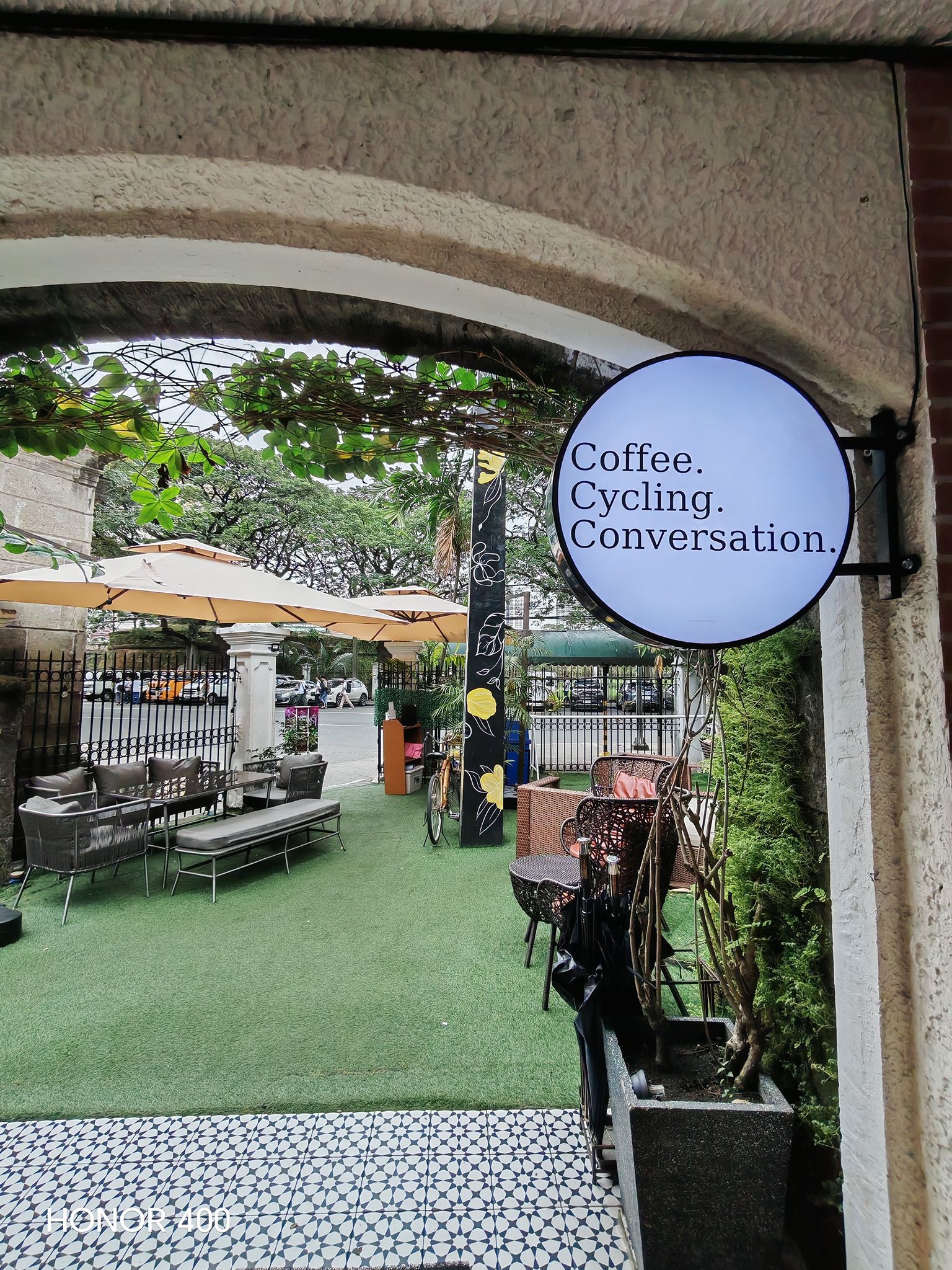 Quaint Cafe at Club Intramuros Golf Course