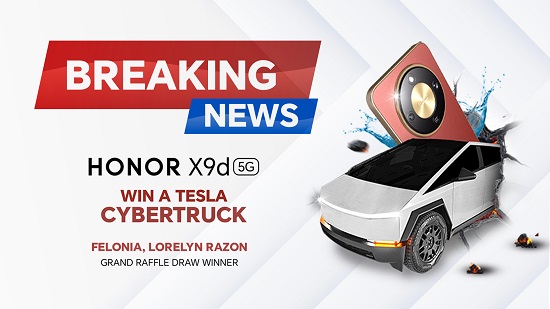 HONOR X9d 5G Tesla Cybertruck Winner