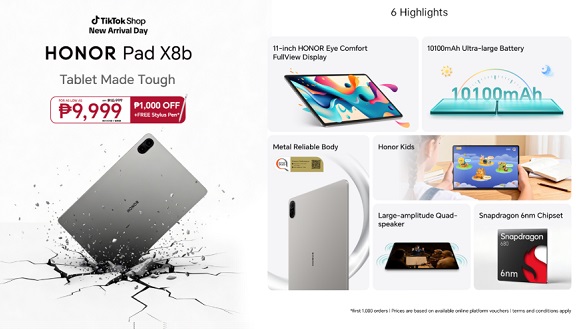 HONOR Pad X8b Philippine Price