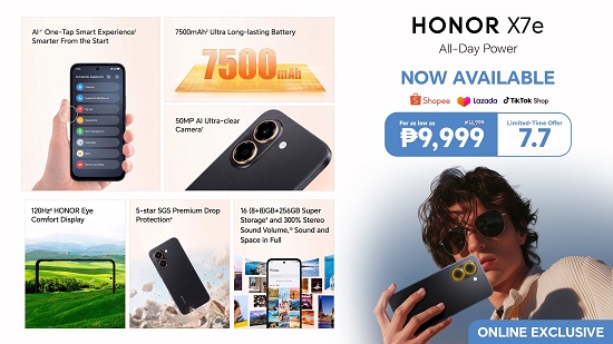 HONOR X7e