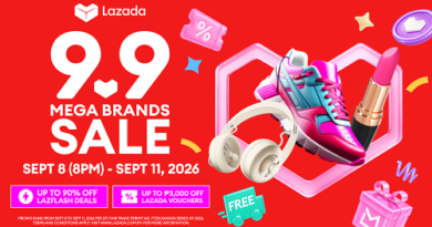 Lazada 9.9 Mega Brands Sale