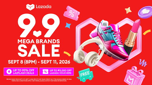 Lazada 9.9 Mega Brands Sale